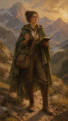 Landscape Nature Art character design example