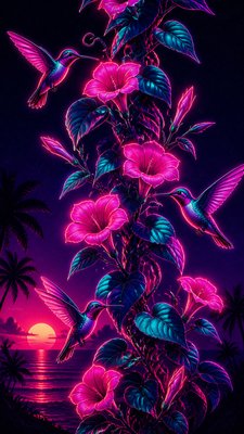 Miami Vice phone case design example