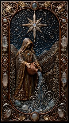 Wire-Wrapped Jewelry Style tarot card example