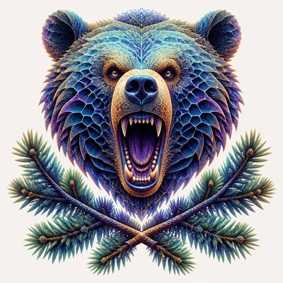 Procedural Digital Art Style t-shirt design example