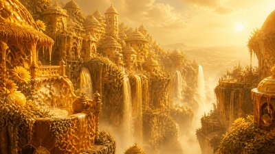 Honeycore Aesthetic concept art example