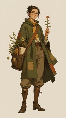 Mid-Century Modern Architecture character design example