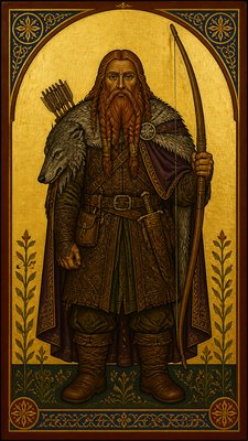 Byzantine Art Style tabletop character portrait example