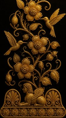 Etruscan Granulation Jewelry Style phone case design example