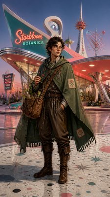 Googie Architecture character design example