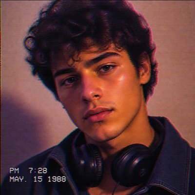 VHS Aesthetic Discord profile picture example