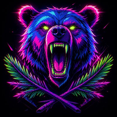 Cyberpunk Neon Anime Art Style t-shirt design example