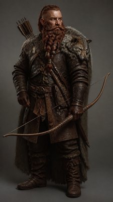 Photorealistic Figurative Art Style tabletop character portrait example