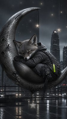 Techwear Fashion baby announcement example