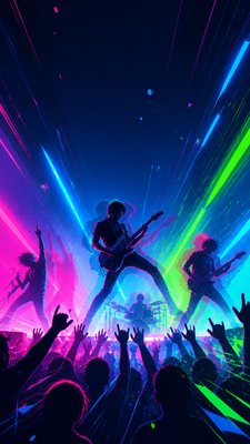 Motion Graphics Digital Art Style flyer example