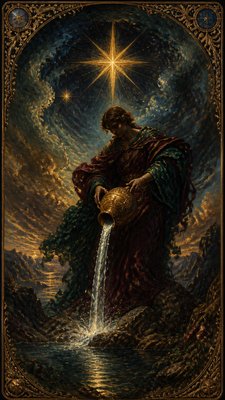 Romantic Classical Art Style tarot card example
