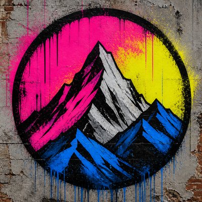 Street Art Style logo concept example