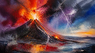 Abstract Expressionist Modern Art Style YouTube thumbnail example