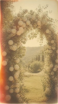 Nostalgiacore Aesthetic wedding invitation example