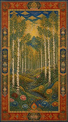 Tibetan Religious Art wall art print example