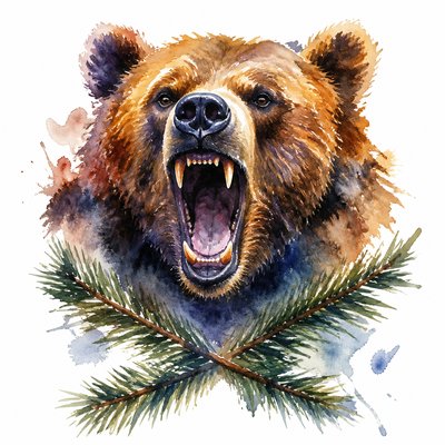 Watercolor Portrait Art Style t-shirt design example