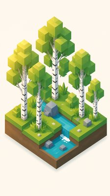 Isometric Icon Design wall art print example