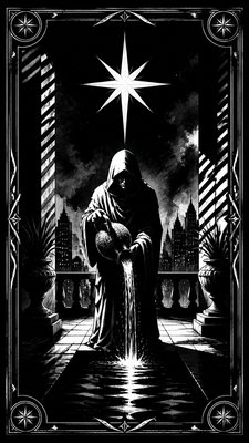 Noir Comic Art tarot card example