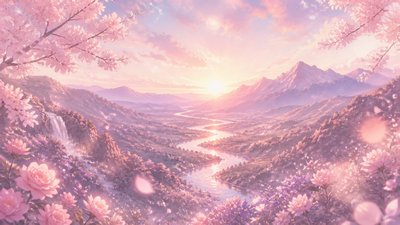 Shoujo Romance Anime Art Style desktop wallpaper example