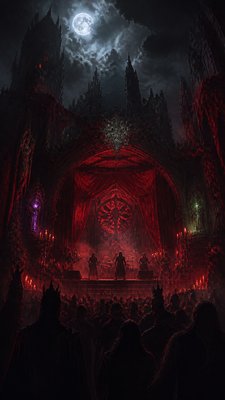 Gothic Fantasy Art flyer example