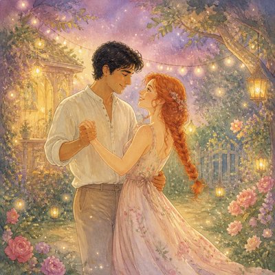 Fairy Tale Fantasy Art couple portrait example
