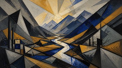 Modernism Art Style desktop wallpaper example