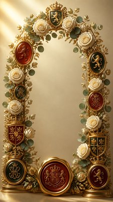 Signet & Heraldic Jewelry Design wedding invitation example