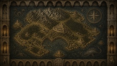 Romanesque Architecture fantasy map