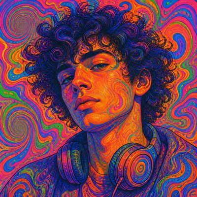 Psychedelic Art Style Discord profile picture example