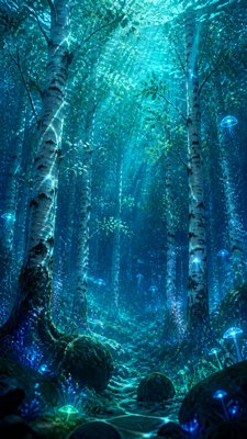 Underwater Fantasy Art wall art print example