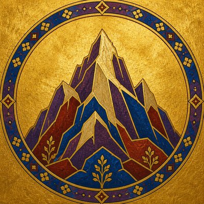 Byzantine Religious Art logo concept example