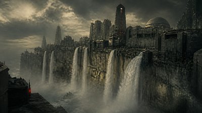 Dystopian Sci-Fi Art concept art example