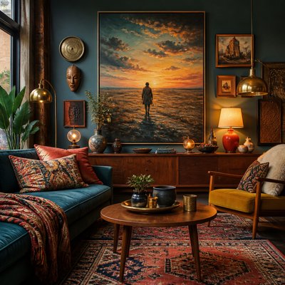 Eclectic Interior Design album cover example