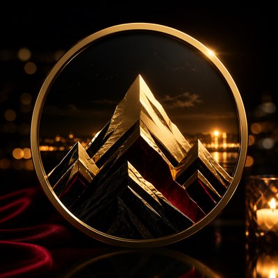 Night Luxe Aesthetic logo concept example