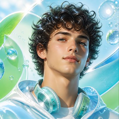 Frutiger Aero Aesthetic Discord profile picture example