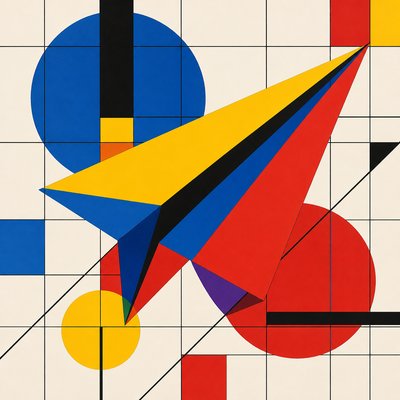 Bauhaus Geometric Art icon example