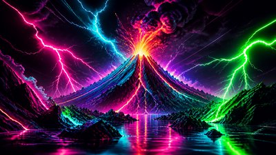 Neon Pop Art Style YouTube thumbnail example