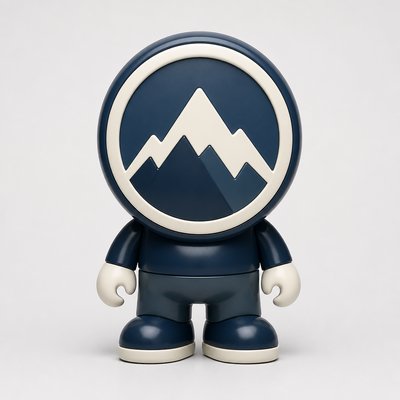 Designer Vinyl Toy Art logo concept example