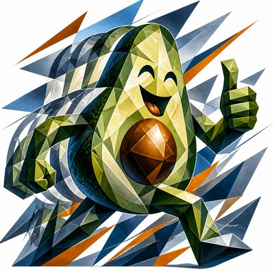 Cubo-Futurism Art Style sticker example