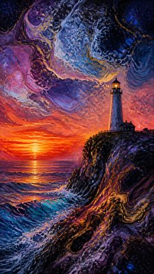 Fluid Abstract Art Style poster example