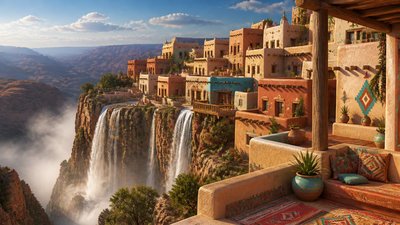 Southwestern Interior Design concept art example