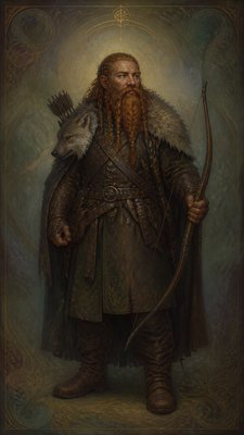 Symbolism Art Style tabletop character portrait example
