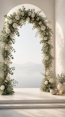 Minimalist Interior Design wedding invitation example