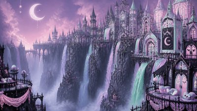 Pastel Goth Aesthetic concept art example