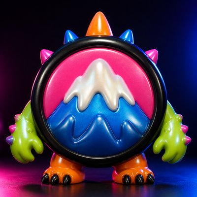 Japanese Toy Art (Sofubi) logo concept example