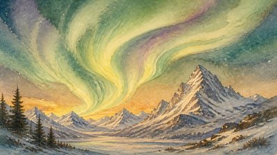 Storybook Watercolor banner example