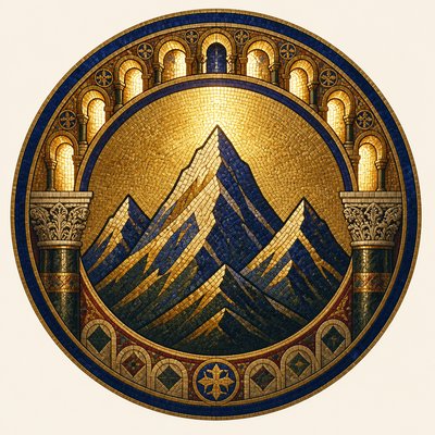 Byzantine Architecture logo concept example