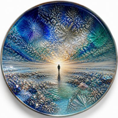 Crystalline Glaze Ceramic Art Style album cover example
