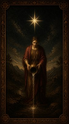 Renaissance Portrait Art Style tarot card example