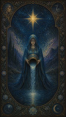 Symbolism Art Style tarot card example